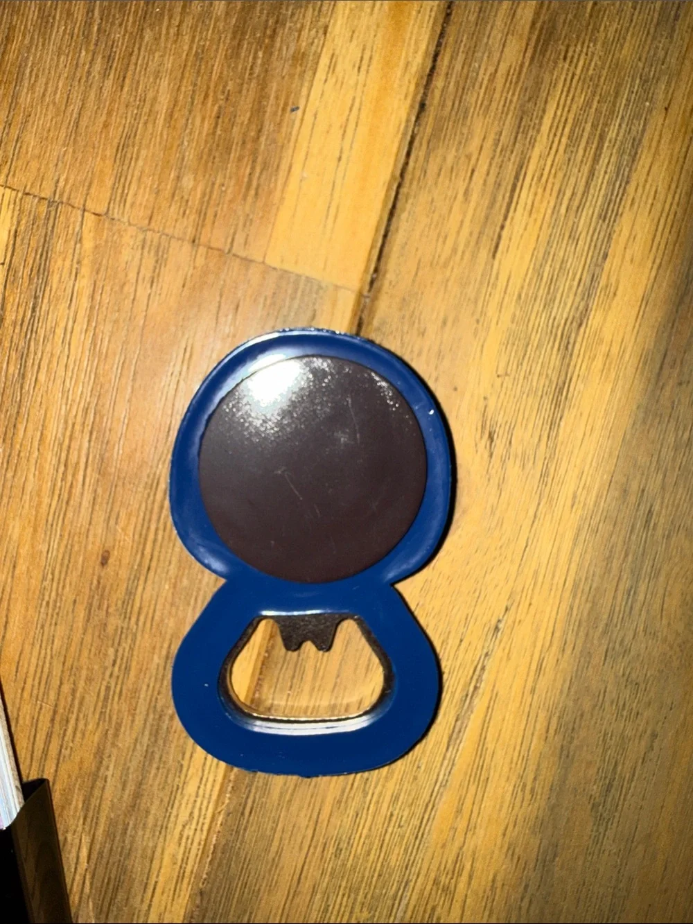 Cute Penguin Bottle Opener in Navy and Orange